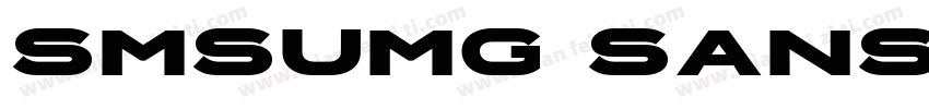 smsumg sans字体转换
